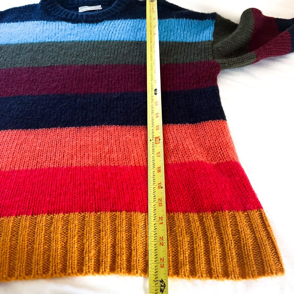 Urban Outfitters Bobby Boyfriend Striped Bold Multi-Color Sweater Size Small - Picture 9 of 12